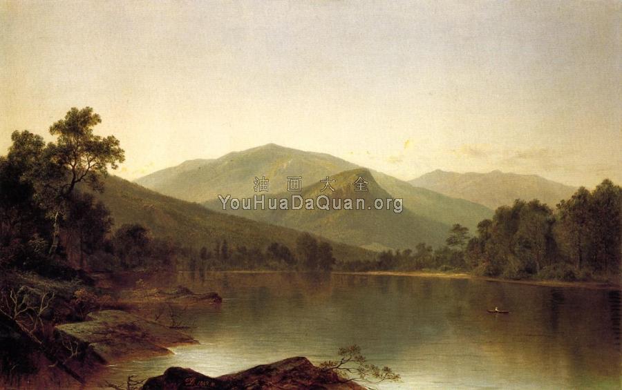 View on the Androscoggin River, Maine - 大卫·约翰逊